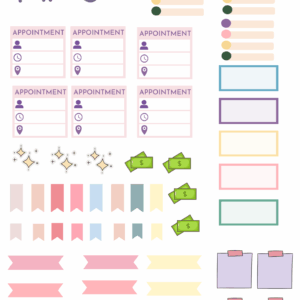 May Planner Stickers